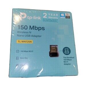 TP Link Wireless N Nano USB Adapter - TL-WN725N - 150Mbps USB 2.0